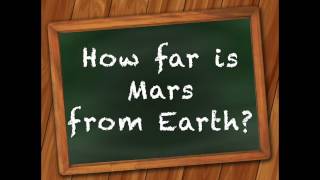 How far is Mars from Earth?