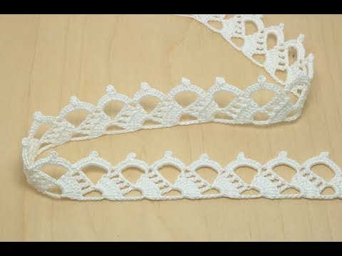 Crochet Lace Tape Ribbon very easy 