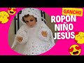 ROPÓN TEJIDO EN GANCHO PARA NIÑO JESÚS EN TODAS LAS TALLAS... 🤍🤍 MUY FÁCIL Y RÁPIDO #jesus