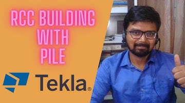 Full Building Design in Tekla With Pile Foundation| Drawings and Material Estimate