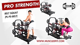 Muscle D Commercial Gym Plate Loaded Pro Strength Belt Squat (PL-PS-BELT)