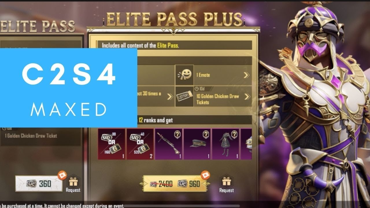 NEW SEASON C2S4 ROYAL PASS MAXED TO 50 ON FIRST DAY | ELITE PASS PLUS | BGMI