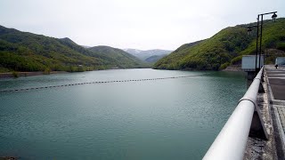 朝里ダムの左岸側散策路を歩きました