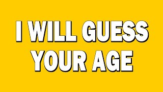 I'll Guess Your Age in This Video | Mental Age Personality Quiz
