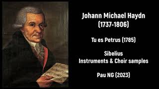 [Sheet music] Johann Michael Haydn (1737-1806) - Tu es Petrus (1785)