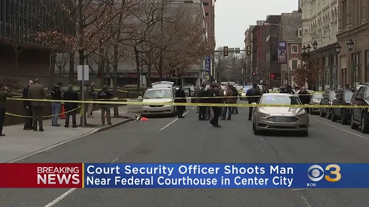 Security officer shoots man outside courthouse in Philadelphia