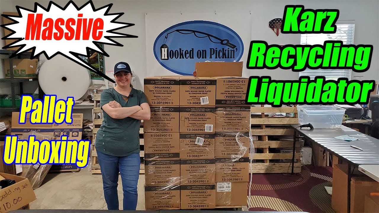 Karz Recycling Pallet Unboxing - 755 Items - Massively Huge - What did I get? - Online Reselling