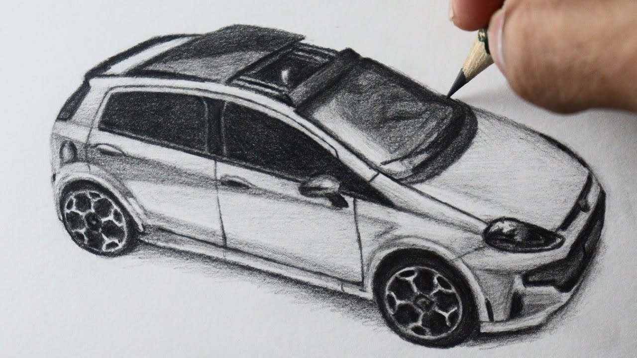 desenhando #fiatuno #unomille #carrorebaixado #desenhista #desenhoam