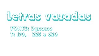 Letras Vazadas Para Moldes