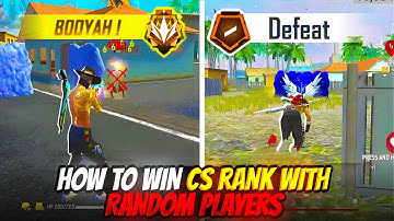 How to win Every cs rank with random player | cs rank tips and tricks | Cs character combination ✅