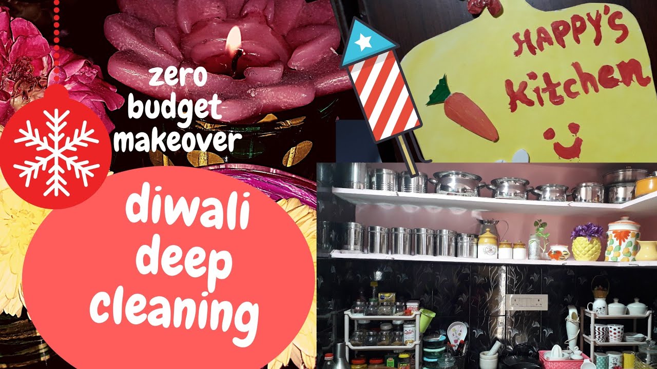 How To Do Kitchen Deep Cleaning //festival cleaning//Kitchen tour