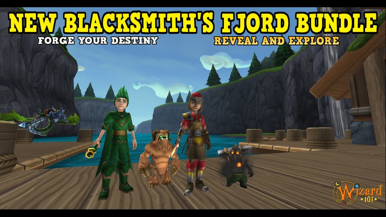 Wizard101 Blacksmiths Fjord Bundle 39 Dollar Gift Card