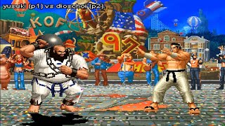 The King Of Fighters 97 Fightcade 拳皇97 yusuki (br) vs dioschoi (ar) KOF97 킹오브파이터즈97 キングオブファイターズ97 screenshot 1