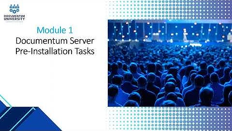 Module 1   Pre Installarion Tasks