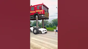 With This Function The Lifting Fire Truck No Longer Has To Worry About Traffic Jams And Fire Rescu 