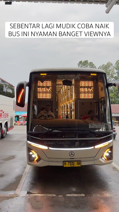 Bus keluaran terbaru dari karoseri adi putro gak pernah gagal sih bentuk body nya