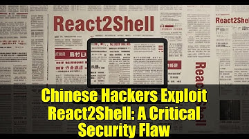 Chinese Hackers Exploit React2Shell: A Critical Security Flaw