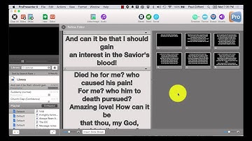 ProPresenter 6 Tutorials: New features part 5 -- Reflow Presentation 2