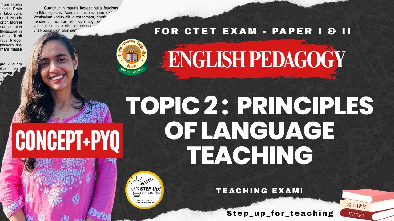 Class 2 - Principles of Language Teaching | Language Pedagogy Made Easy ...