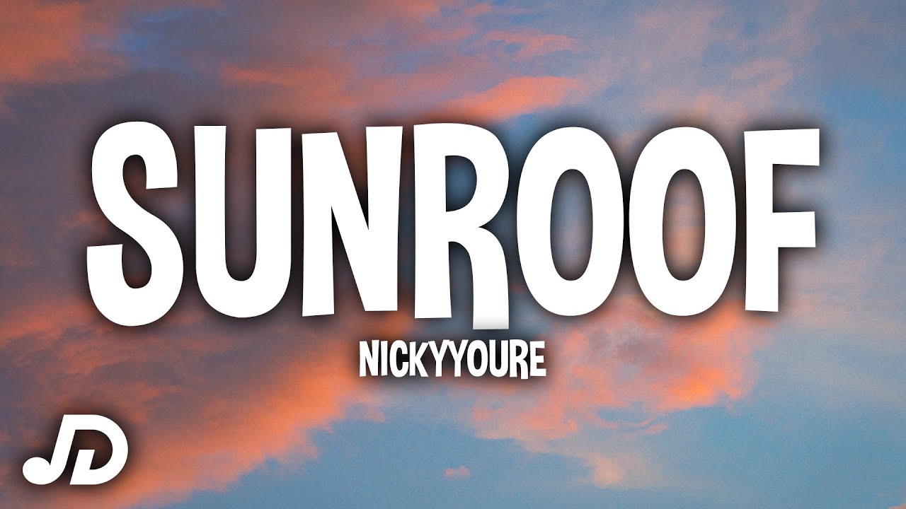 Nicky Youre, dazy Sunroof (Lyrics) "i got my head out the sunroof