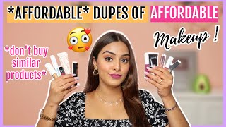 AFFORDABLE DUPES OF AFFORDABLE MAKEUP 😳 | *don't buy similar products*