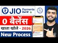 Jio payment bank account open kaise kare | Jio bank account opening | Zero balance savings account