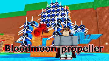 I got the bloodmoon propeller! Roblox Build A Plane