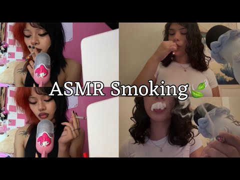 asmr smoking🍃 with @Stunnasmr