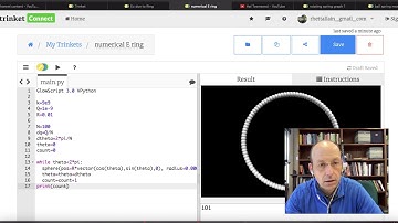 Finding the Electric Field due to a Charged Ring Using Python - For Any Location