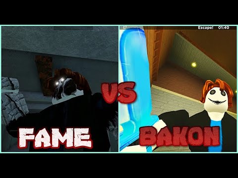 Fame Bacon Vs Bakon Jumpscare Roblox Youtube - roblox fame youtube