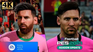 PES 21 É MAIS PERFEITO QUE O FIFA DA NOVA GERAÇÃO? COMPARAÇÃO EM 4K!