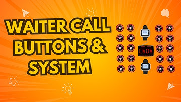 Waiter Call Buttons & System By DineBell Solution