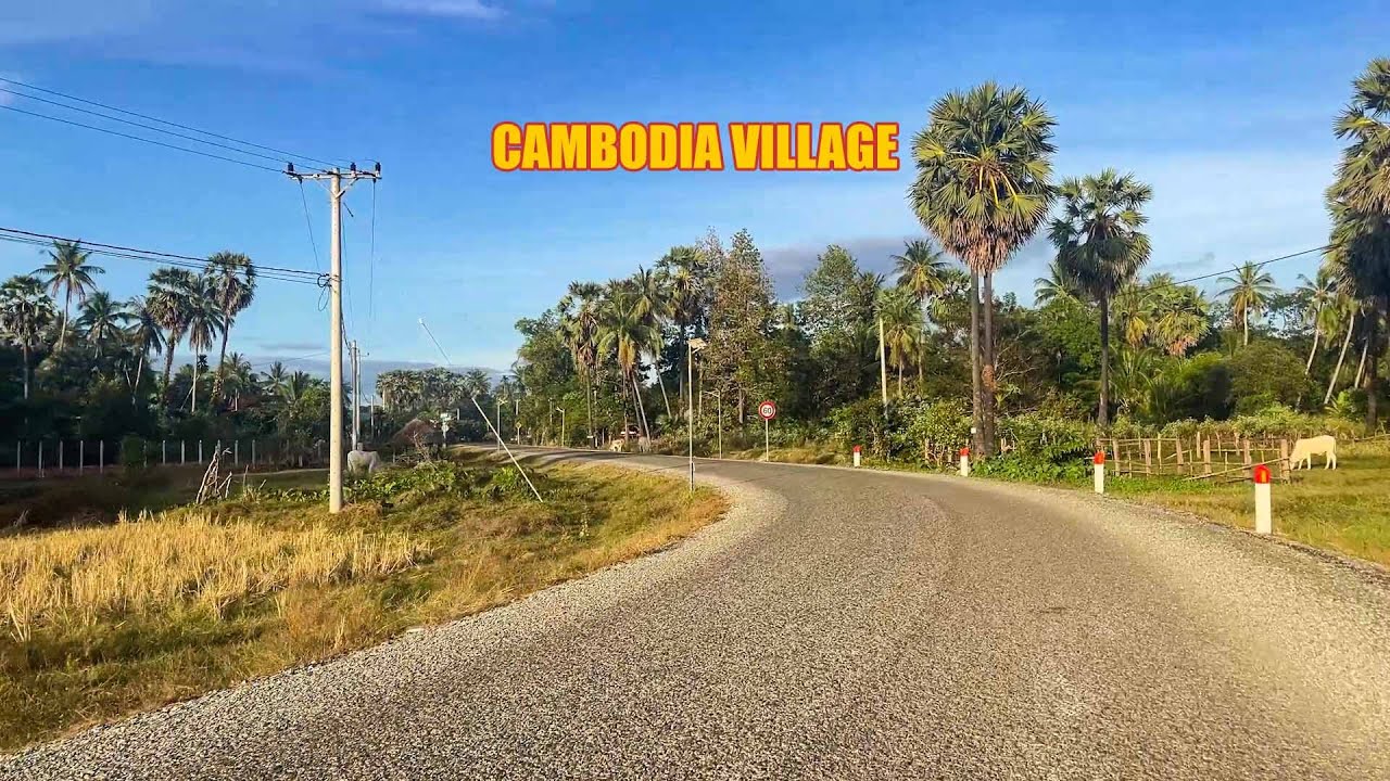 Most Beautiful Village View in Siem Reap Cambodia: Relaxing Trip [ Mr Lee Village Tour ]