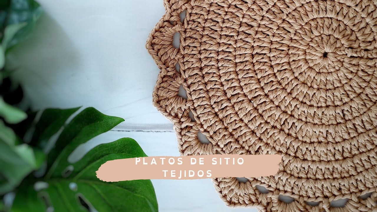 Cómo tejer un círculo perfecto #platosdesitio #individualestejidos #alfombratejida #varetas