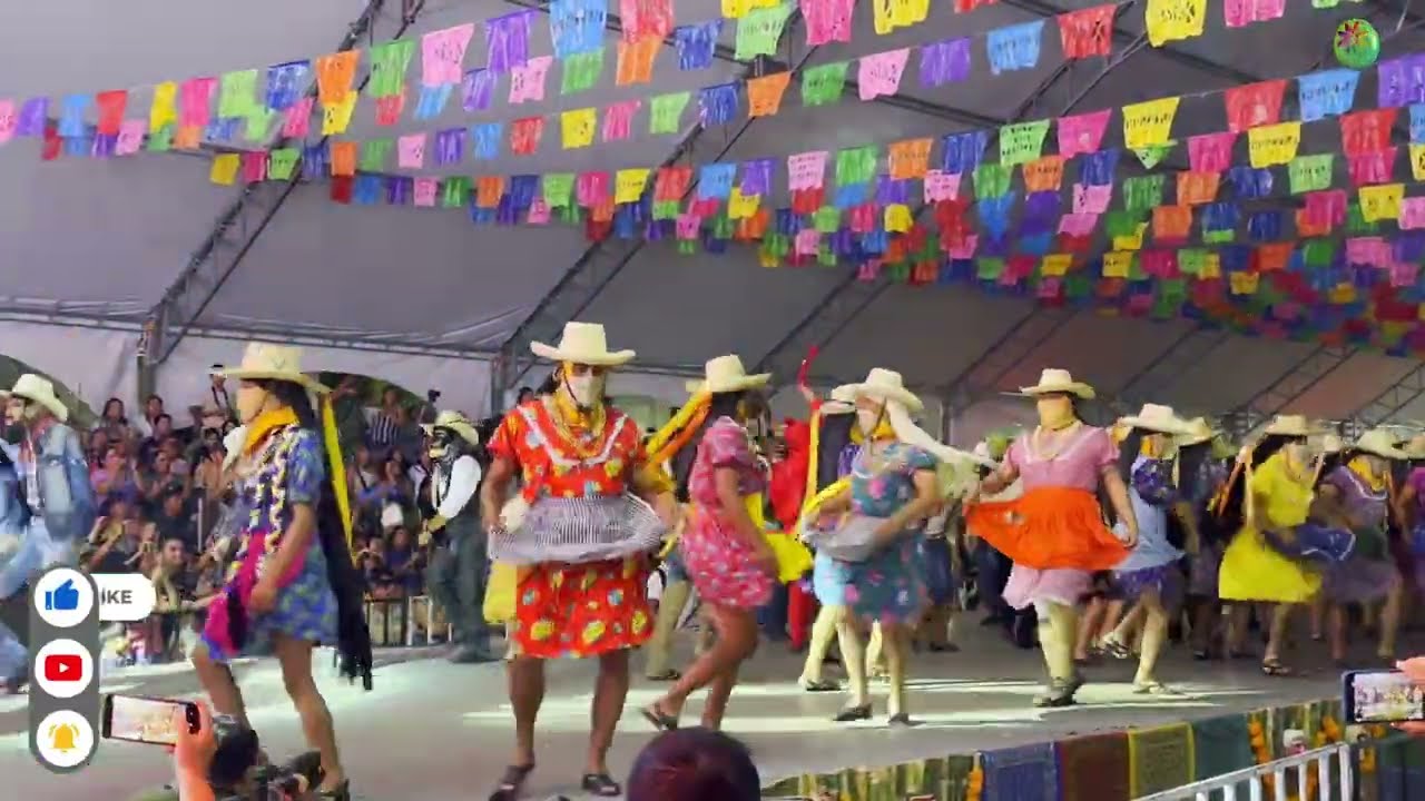 XANTOLO 2025 CUADRILLA HERNCIA CULTURAL HORACIO CAMARGO EN L PRESENTACION DE CUADRILLAS HUEJUTLA HGO
