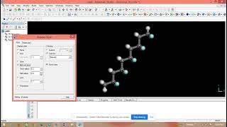 Mendesain Struktur Vinyl Fluoride (H2C = CHF) Menggunakan Aplikasi Biovia Material Studio