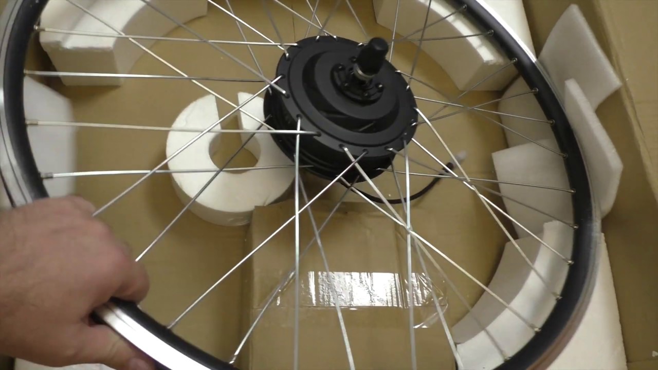 Мотор колесо 500 ватт. Посылка из Китая - YouTube