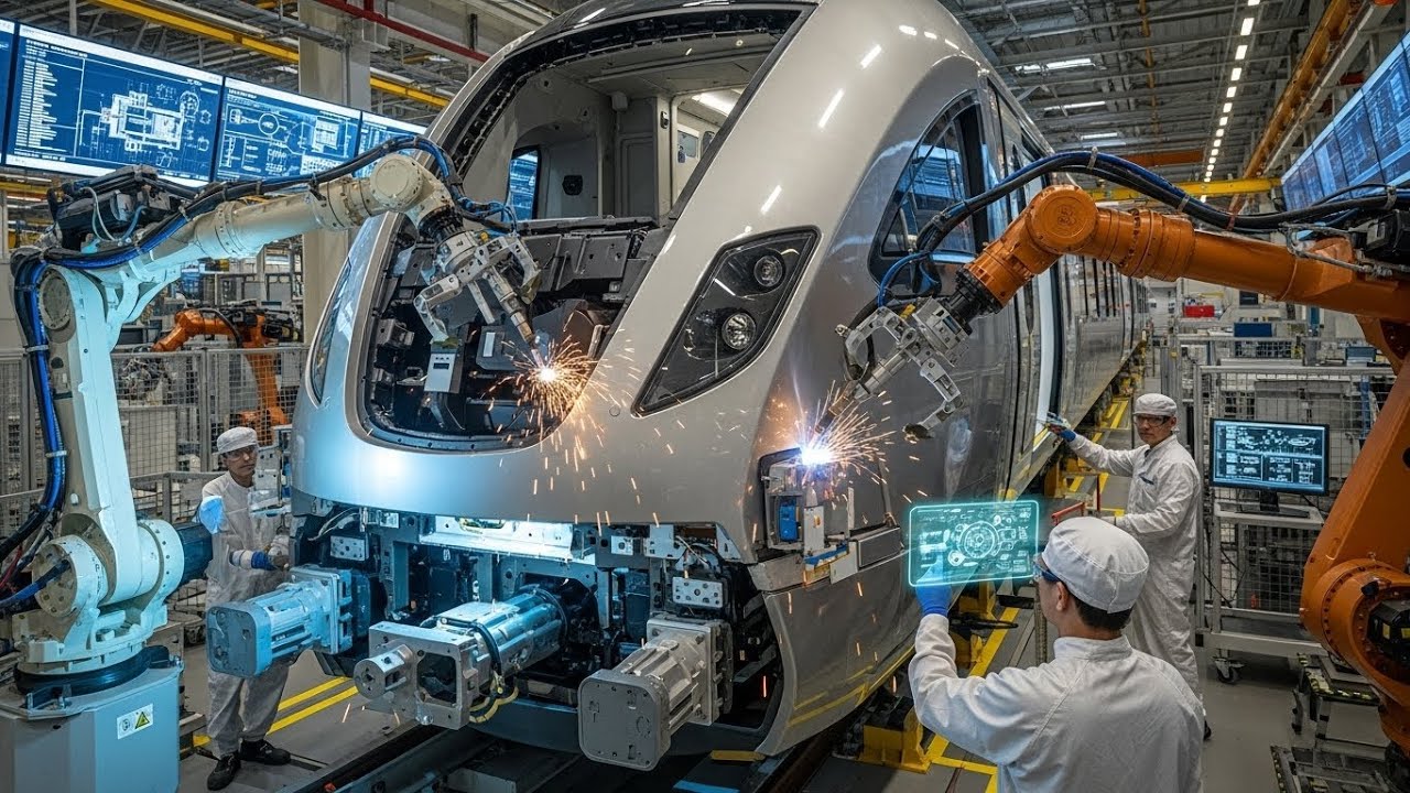 Train Engine Making Process Inside the Massive Engineering Process That Brings Modern Trains to ...