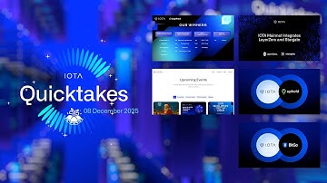 IOTA Quicktakes 08.12.2025: Hello USA with Layer Zero, Bitgo, Uphold; MOVEATHON & more