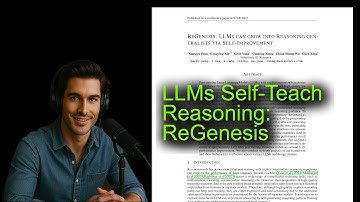 LLMs Self-Teach Reasoning: ReGenesis
