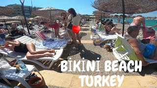 Izmir, Turkey🇹🇷 Çeşme Ilıca Beach | June 2023 | 4k Walk Resimi
