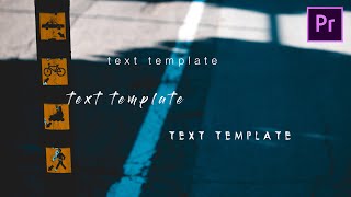 テキストテンプレートの作り方 / How To Make The Text Template