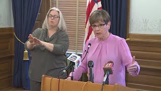 RAW VIDEO: Kansas Gov. Laura Kelly announces changes to Phase 2 of state's reopening