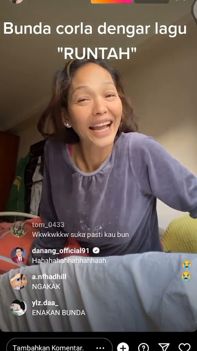 Bunda Corla dengerin lagu runtah mood banget bikin ngakak #corla #bundacorla #fyp