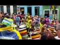 Amazing Street Percussion Drummers Performing In Brazil During The World Cup 2014 Salvador 