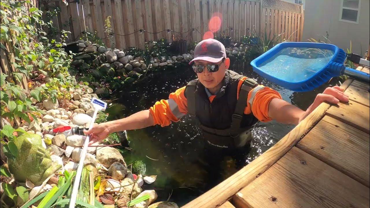 DIY Koi Pond Update Setting Up the Deicer and Air Bubbler YouTube