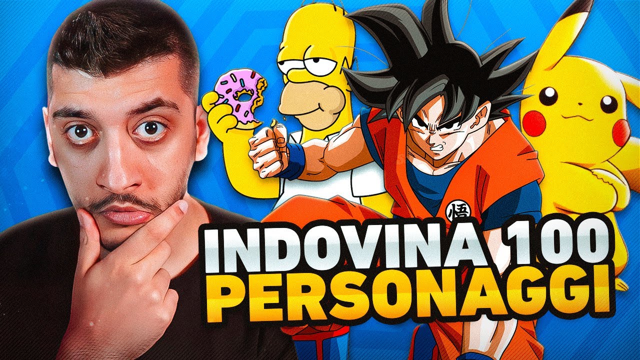INDOVINA 100 PERSONAGGI dei CARTONI ANIMATI!