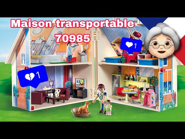 NOTRE GRAND MÈRE PARTICIPE À CET UNBOXING (Maison transportable 70985) 