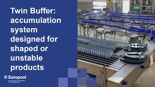 Celebrity Europool Twin Buffer: accumulation system designed for shaped or unstable products Profile