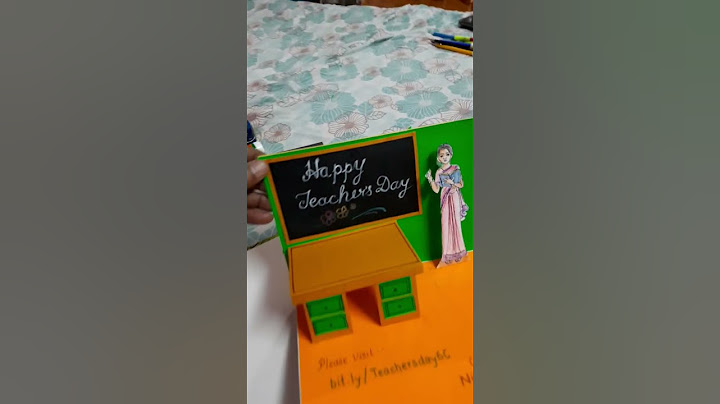 Teachers Day Card.